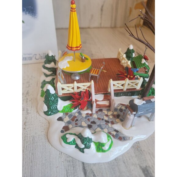 Dept 56 52836 The Backyard Patio snow‎ village accessory Xmas - Picture 2 of 8